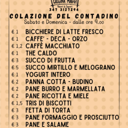 COLAZIONE DEL CONTADINO